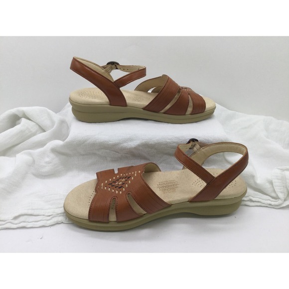 SAS Huarache Quarter Strap Sandal Antique Tan Womens 6.5N NIB - Picture 5 of 12